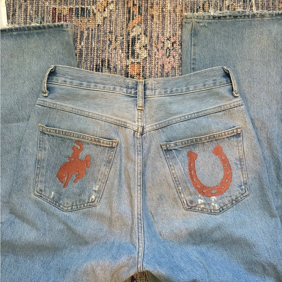 Vintage embroidered jeans - Picture 2 of 13